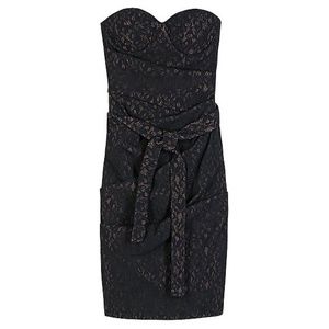 Preen Lauren Dress in Black Lace